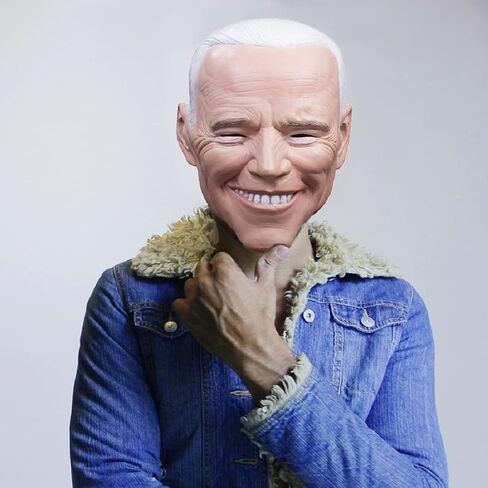 قناع جو بايدين الرئيس الرجال الكبار أزياء حزب هالوين المشاهير قناع لحفلات الهالوين التنكرية حزب هالوين in Kuwait