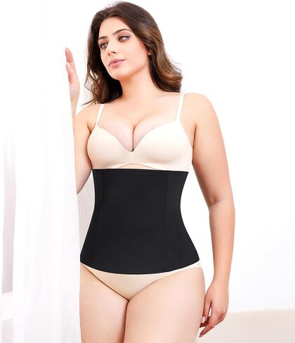 Nebility Waist Trainer for Women Plus Size Corset Shapewear Tummy Control Waist Cincher Postpartum Girdle Body Shaper in Saudi Arabia