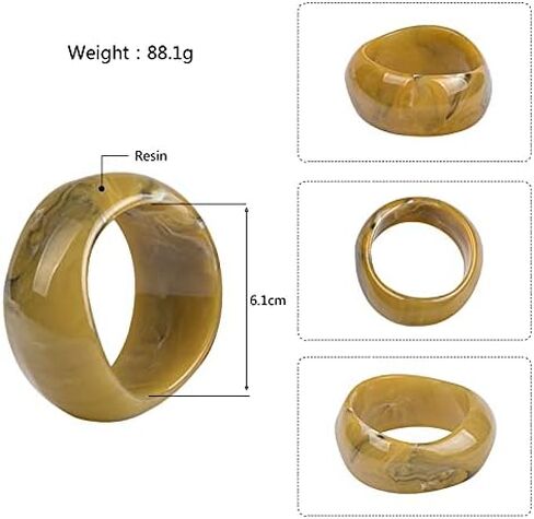 COLORFUL BLING Multiple Color Acrylic Resin Irregular Geometric Bangle Bracelet Tortoiseshell Acetate Mottled Wide Chunky Cuff Bangle for Women Wristband Jewelry in Saudi Arabia