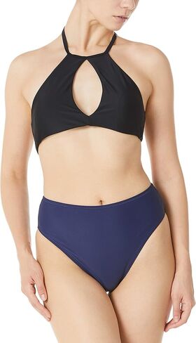 Ocean Blues Women's High Leg Swimsuit High Waisted Bikini Bottom in Saudi Arabia