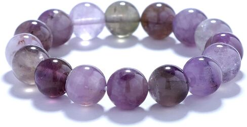 TALIMU Auralite 23 الجمشت الطبيعي كريستال الخرز سوار اليدوية الرجال النساء بسط سوار شفاء كريستال سوار 8 مللي متر 10 مللي متر 12 مللي متر الجولة in Saudi Arabia