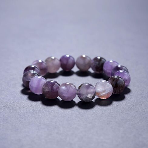 TALIMU Auralite 23 الجمشت الطبيعي كريستال الخرز سوار اليدوية الرجال النساء بسط سوار شفاء كريستال سوار 8 مللي متر 10 مللي متر 12 مللي متر الجولة in Saudi Arabia
