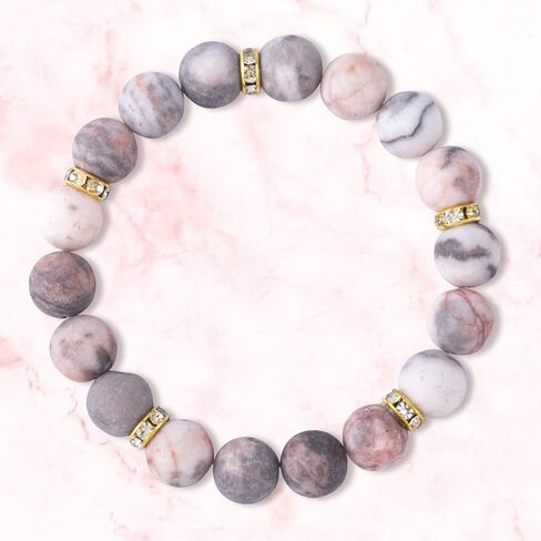 OIIKI Bracelet for Women, 2pcs Anti Anxiety Pink Bracelets for Women in Saudi Arabia