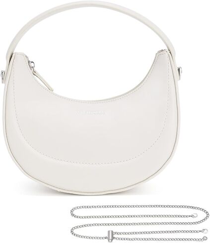 حقيبة يد صغيرة للنساء من فيفيدورا، حقيبة كتف هلالية عصرية بمقبض علوي وحقيبة كلاتش عصرية بسحاب in Kuwait