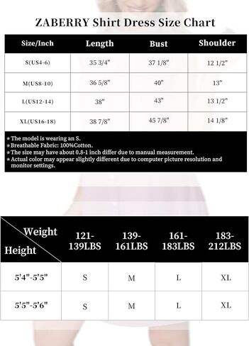 فستان صيفي نسائي من ZaBERRY برقبة دائرية وأزرار سفلية، فساتين قميص قطنية للنساء 2024 in Kuwait