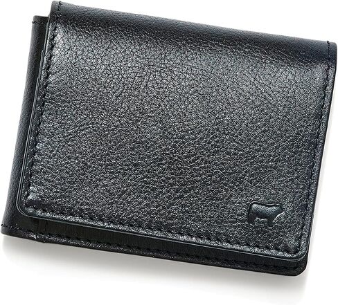 Will Leather Goods Classic Leather L-Fold Wallet Black in Saudi Arabia