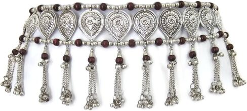 حزام ربط نسائي فريد من نوعه على شكل دمعة دموع - مصنوع يدويًا - بوهيمي الغجر هيبي بوهو قبلي هالوين مهرجان الرقص الشرقي - تنورة ماكسي ميدي للثوب تنورة زي فستان خصر هدية مجوهرات in Kuwait