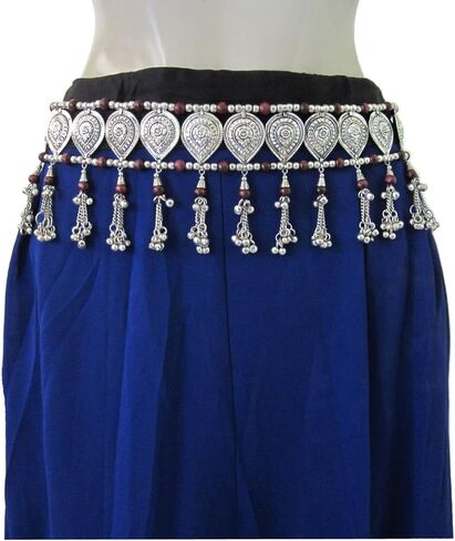 حزام ربط نسائي فريد من نوعه على شكل دمعة دموع - مصنوع يدويًا - بوهيمي الغجر هيبي بوهو قبلي هالوين مهرجان الرقص الشرقي - تنورة ماكسي ميدي للثوب تنورة زي فستان خصر هدية مجوهرات in Kuwait