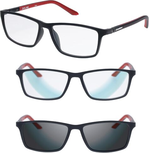 Croakies Zipline Photochromic Eyewear | UV400 Sunglass and Bluelight Protective Eyeglass For Outdoor and HEV Devices | Bundle in Saudi Arabia