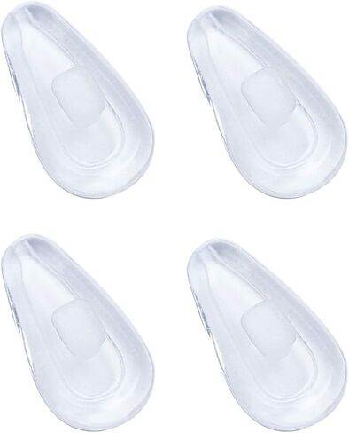 BLAZERBUCK Replacement Nose Pads Nose Piece for Oakley Limit Switch OX5119/OX5121 Glasses - Clear + Clear in Saudi Arabia