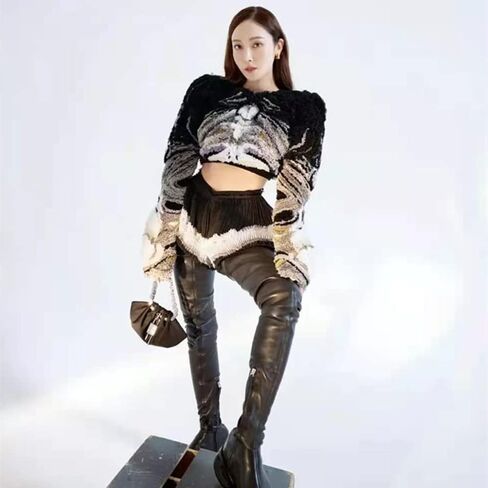 Women's Chain Evening Bag with Cloud Cluth Shoulder Bag, Oxford Cute Dumpling-Shaped Purses and Handbags Black in Kuwait