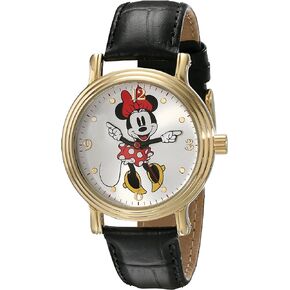 Disney Minnie Mouse Adult Vintage Articulating Hands Analog Quartz Watch