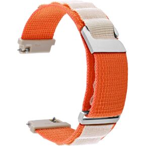 WOCCI Alpine Loop Nylon Watch Bands, Adjustable Sport Straps for Men and Women, Choose Color & Width 18mm 20mm 22mm