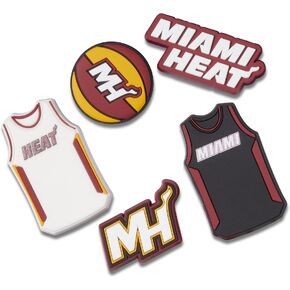 Crocs Jibbitz Shoe Charms, NBA Basketball Teams Sports Collection Multi Packs