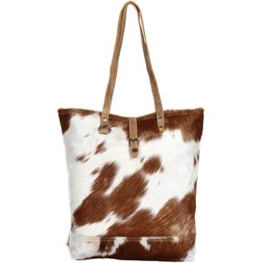 Myra S1285 Chestnut Hair On Tote Bag, Brown, One Size in Saudi Arabia