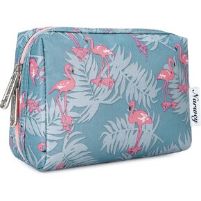 حقيبة مكياج كبيرة بسحاب لتنظيم مستحضرات التجميل أثناء السفر للنساء (كبيرة، جلد الفهد) in Kuwait