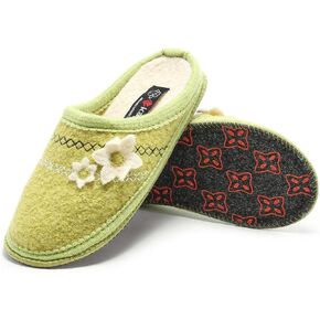 LE KAPMOZ Women's Boiled Wool House Slippers Breathable Sweat Free Clog Slip on Mule Indoor/Outdoor Slipper in Saudi Arabia