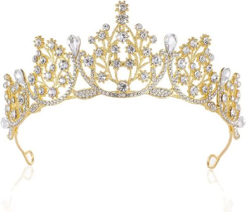 Kamirola Crystal Princess Crown Tiaras for Women and Girls,Crystal Headbands for Bridal Halloween Costume and Birthday Party(TR26) in Kuwait