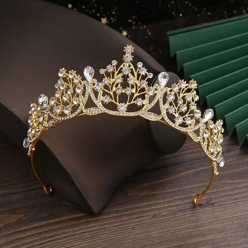 Kamirola Crystal Princess Crown Tiaras for Women and Girls,Crystal Headbands for Bridal Halloween Costume and Birthday Party(TR26) in Kuwait