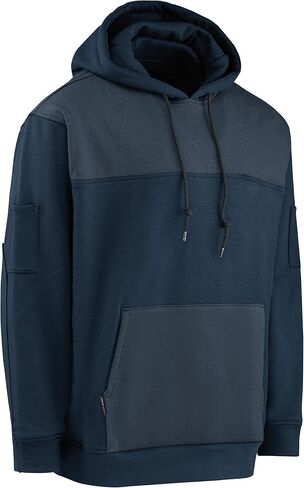 Bulwark Men's FR Fleece Hoodie, Navy, 2X-Large in Saudi Arabia