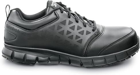 حذاء عمل Reebok Work Sublite Cushion Work، للرجال، أسود، نمط رياضي، مقدمة مركبة، EH، MaxTrax مقاوم للانزلاق، حذاء عمل in Saudi Arabia