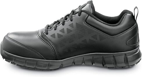 حذاء عمل Reebok Work Sublite Cushion Work، للرجال، أسود، نمط رياضي، مقدمة مركبة، EH، MaxTrax مقاوم للانزلاق، حذاء عمل in Saudi Arabia