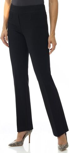 Rekucci Women's Secret Figure Pull-On Knit Bootcut Pant w/Tummy Control in Saudi Arabia