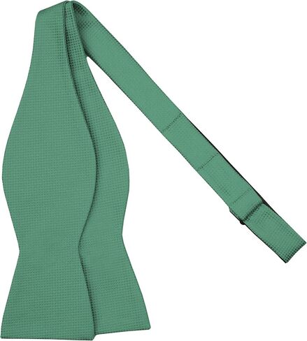 Jacob Alexander Men's Woven Subtle Mini Squares Adjustable Self-Tie Bow Tie in Kuwait