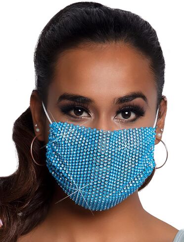 قناع هارلو حجر الراين الأنيق للسيدات من Leg Avenue in Kuwait