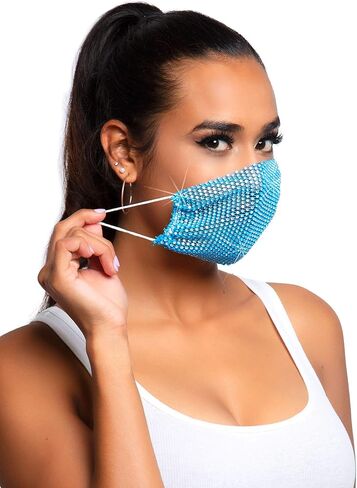 قناع هارلو حجر الراين الأنيق للسيدات من Leg Avenue in Kuwait