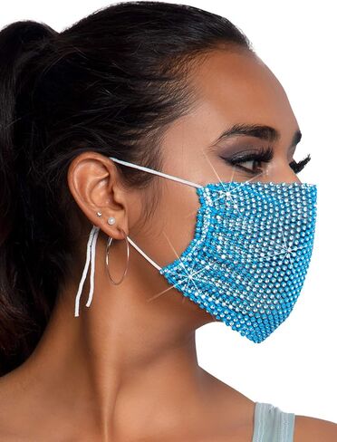 قناع هارلو حجر الراين الأنيق للسيدات من Leg Avenue in Kuwait