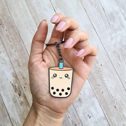 Cute Boba Keychain - For adults and kids, Make her smile with this great gift in Saudi Arabia