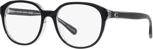 COACH Women's HC6209f Low Bridge Fit Round Prescription Eyewear Frames in Saudi Arabia