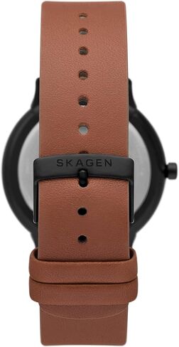 ساعة Skagen للرجال Riis Minimalist بثلاثة عقارب مع سوار جلدي أو شبكي in Kuwait