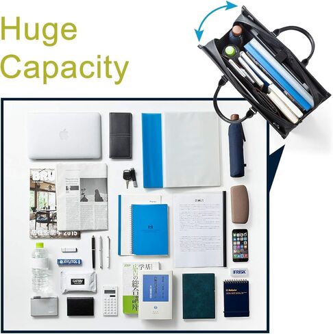 SANWA 15.6-inch Laptop Computer Briefcase, Water Resistant, Business Bag with Waterproof Zipper, Shoulder Lawyer Bag with Strap, Artificial Leather Handbag, Compatible with MacBook, for Men, Women in Kuwait