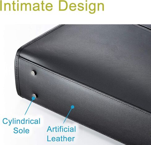 SANWA 15.6-inch Laptop Computer Briefcase, Water Resistant, Business Bag with Waterproof Zipper, Shoulder Lawyer Bag with Strap, Artificial Leather Handbag, Compatible with MacBook, for Men, Women in Kuwait