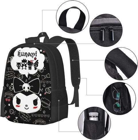 Cute Backpack For Girls Women Cartoon Backpacks Lovely 17 Inch Bookbag Lightweight Cute Travel Backpack Gifts in Saudi Arabia