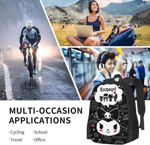 Cute Backpack For Girls Women Cartoon Backpacks Lovely 17 Inch Bookbag Lightweight Cute Travel Backpack Gifts in Saudi Arabia
