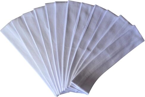 1 دستة 5 بوصة عصابات رأس مطاطية من القطن (أبيض مضحك رسمي للفتيات) in Kuwait