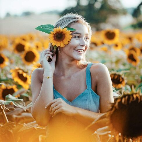 Inscape Data Handmade Sunflower Boho Bracelet Friendship Jewelry for Women Girl 2 Set in Kuwait