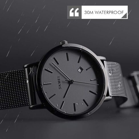 MASTOP Women's Quartz Watches Ultra-Thin Gorgeous Simple Petite Wrist Watches Small Dial Mesh Steel Bracelet in Kuwait