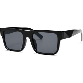 VANLINKER Fashion Trendy Square Sunglasses for Men Women Dark Shades with UV Protection for Driving VL9805