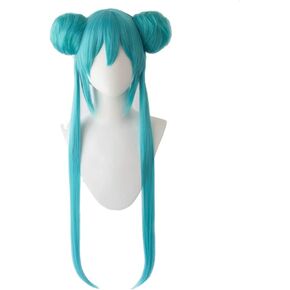 زدنجوانج كوين شعر مستعار تنكري بتصميم انيمي ساكورا ميكو بطول 120 سم مع مشبك على ذيل حصان مزدوج بلون زهري in Kuwait