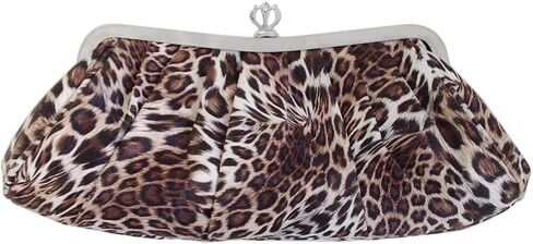 JNB Synthetic Leopard Print Clutch in Saudi Arabia
