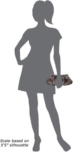 JNB Synthetic Leopard Print Clutch in Saudi Arabia