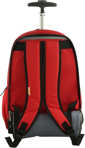 K-Cliffs Heavy Duty Rolling Backpack School Bookbag with Wheels Deluxe Wheeled Daypack in Saudi Arabia