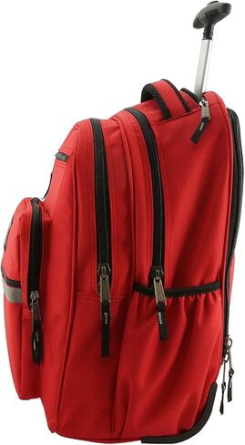 K-Cliffs Heavy Duty Rolling Backpack School Bookbag with Wheels Deluxe Wheeled Daypack in Saudi Arabia