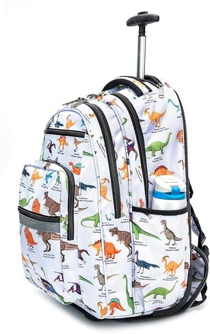K-Cliffs Heavy Duty Rolling Backpack School Bookbag with Wheels Deluxe Wheeled Daypack in Saudi Arabia