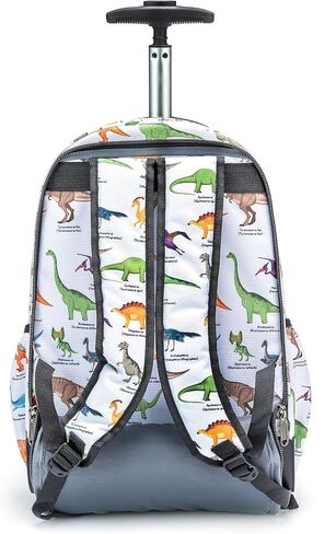 K-Cliffs Heavy Duty Rolling Backpack School Bookbag with Wheels Deluxe Wheeled Daypack in Saudi Arabia