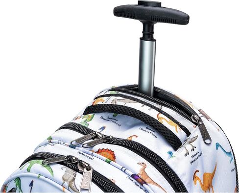 K-Cliffs Heavy Duty Rolling Backpack School Bookbag with Wheels Deluxe Wheeled Daypack in Saudi Arabia